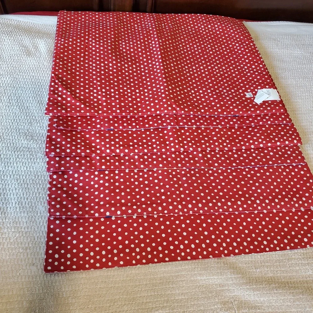 The Pioneer Woman Floral Polka Dot Placemats Set of 4 Red Blue Yellow Farmhouse